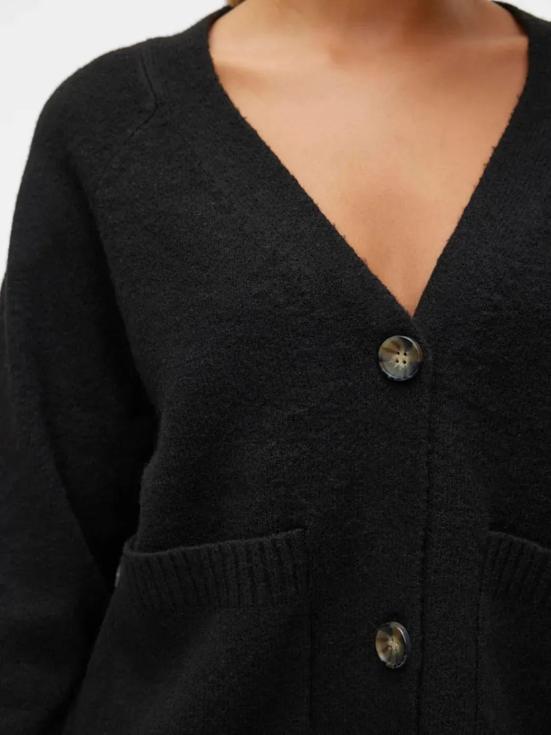 10320457 VMBoom LS V-Neck Button Cardigan