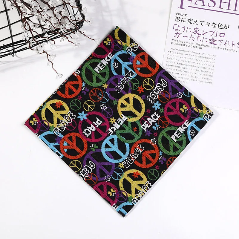 12 Piece Bandanas Novelty Bandanas Classic Paisley Handkerchief For Men And Women (Printed Hip-Hop Style)