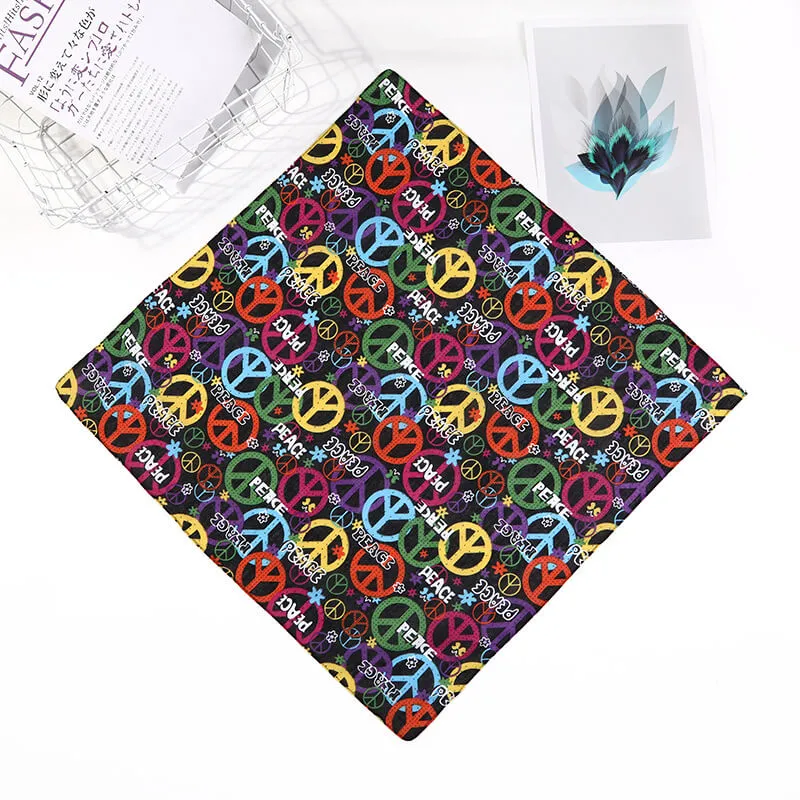 12 Piece Bandanas Novelty Bandanas Classic Paisley Handkerchief For Men And Women (Printed Hip-Hop Style)