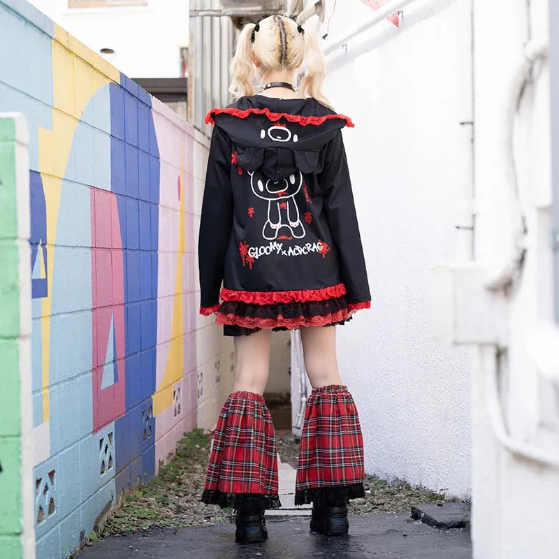 ACDC RAG & Gloomy Bear dark bear ears hoodie