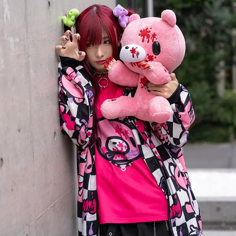 ACDC RAG and Gloomy Bear checkered hoodie