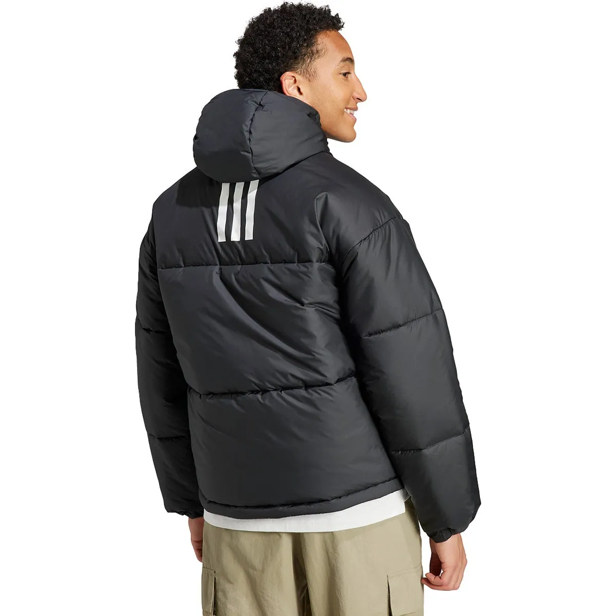 adidas Men's BSC 3S Puffy Hooded Jacket