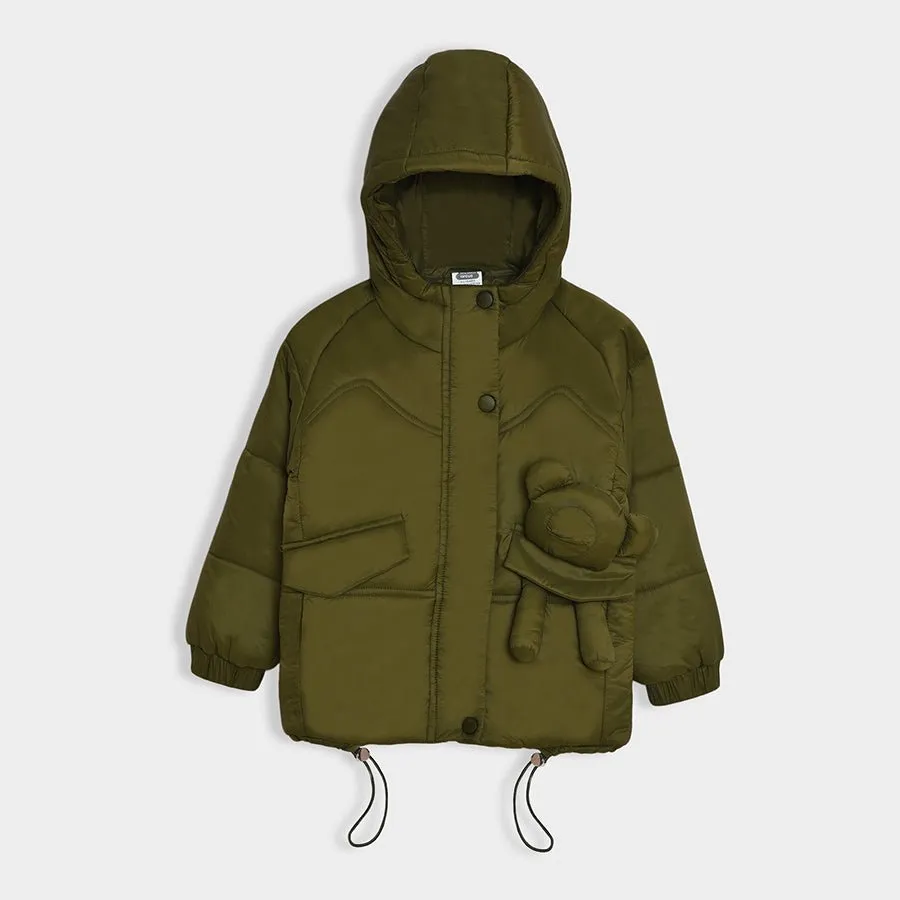 Adventure Woven Solid Olive Jacket