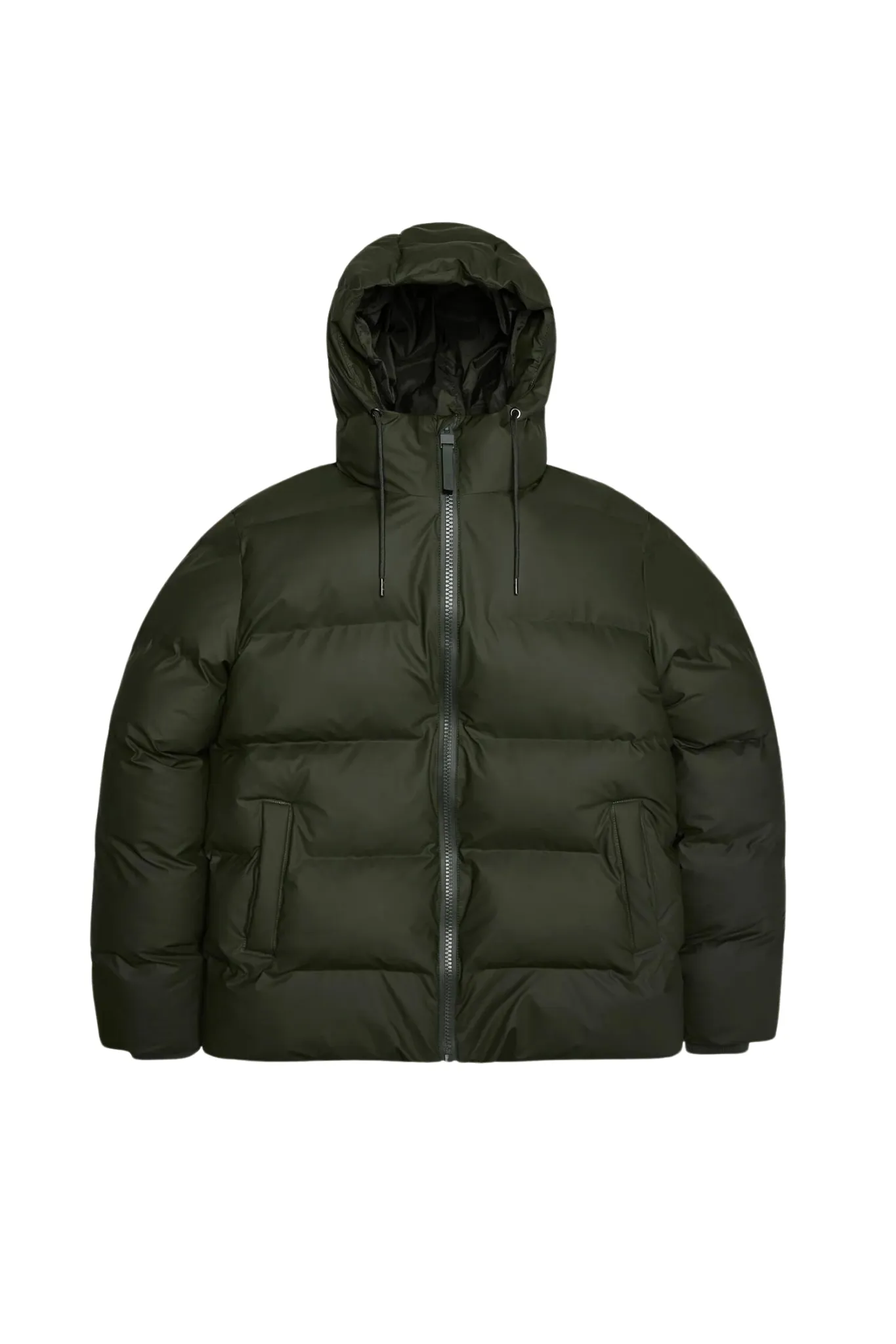 Alta Short Puffer Jacket in Green