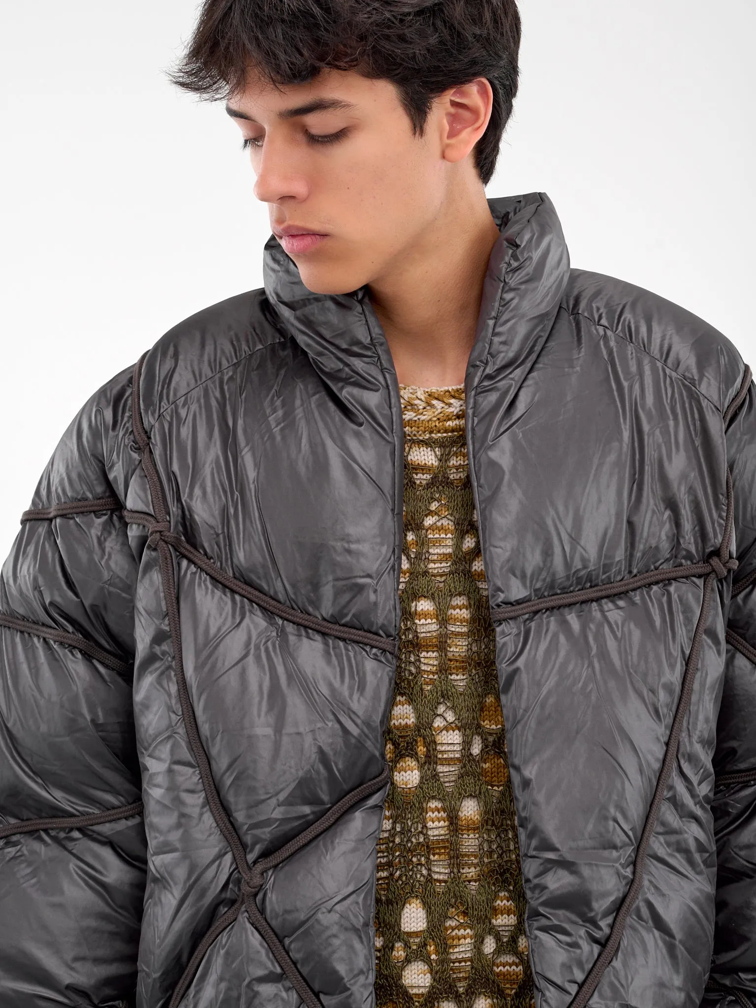 Angler Binded Puffer Jacket (N3-JK-11-TB-TEAK-BROWN)