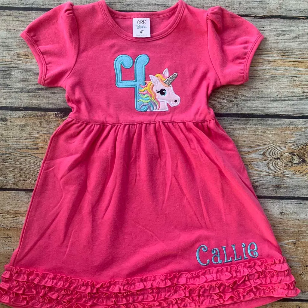 Applique Birthday Dress