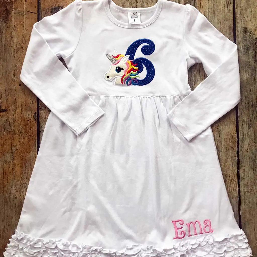 Applique Birthday Dress