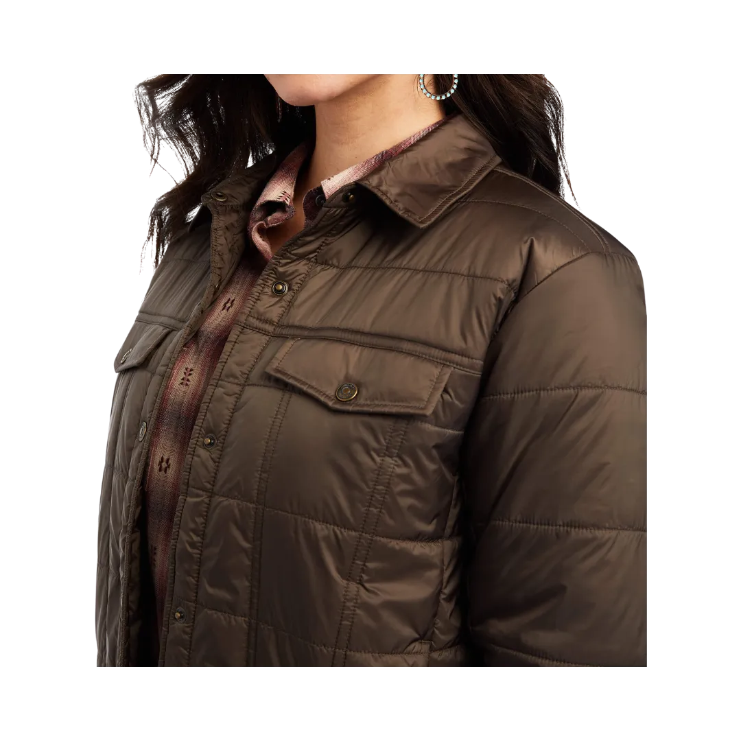 Ariat Women's Puffer Trucker Insulated Banyan Bark Jacket