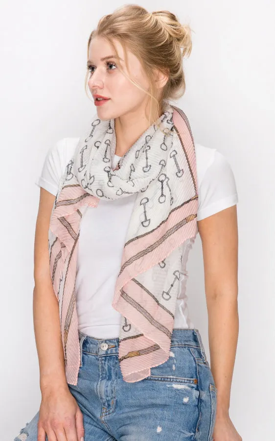 AS299 Printed Oblong Scarf