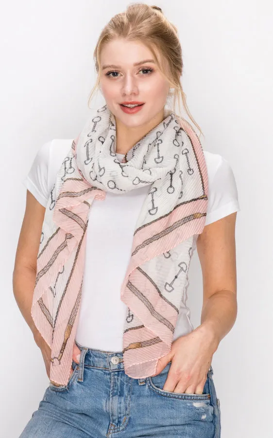 AS299 Printed Oblong Scarf