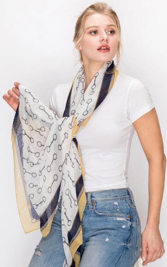 AS299 Printed Oblong Scarf