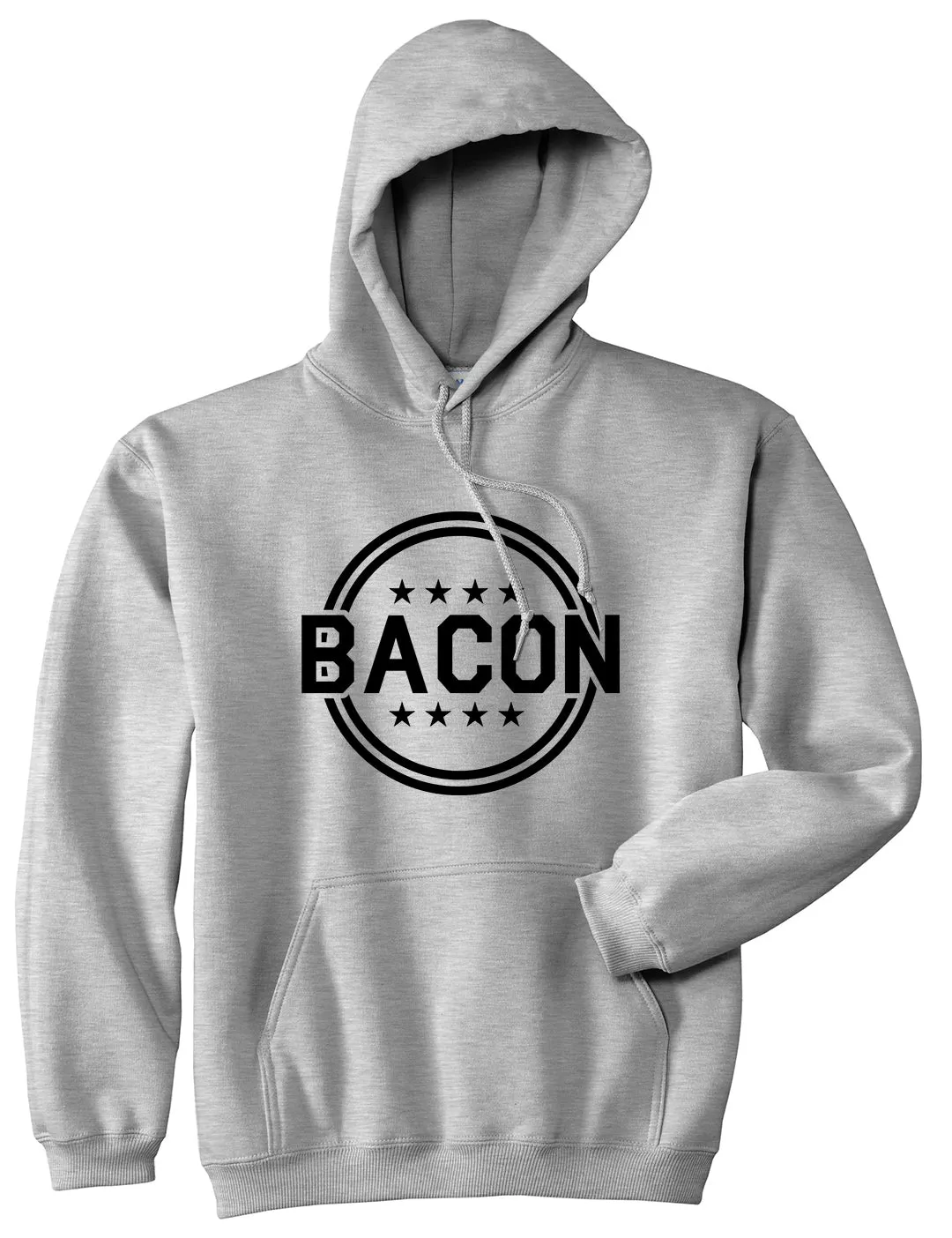 Bacon Stars Mens Pullover Hoodie