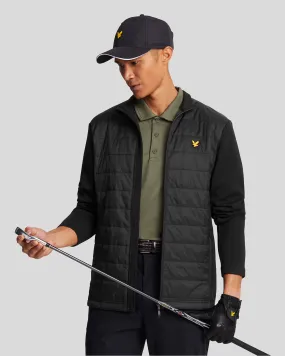 Baffle Quilted Golf Full Zip Jacket