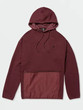 Baraga Pullover Fleece Hoodie - Port