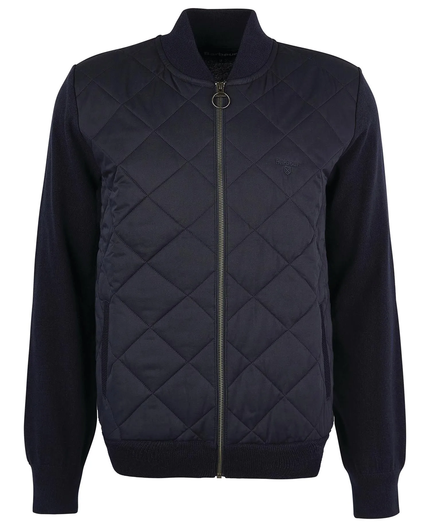 Barbour -  Essential Quilted Zip-Thru Jacket, Navy (L only)