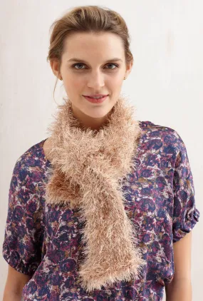 Beginner Knit Fur Scarf - Version 3