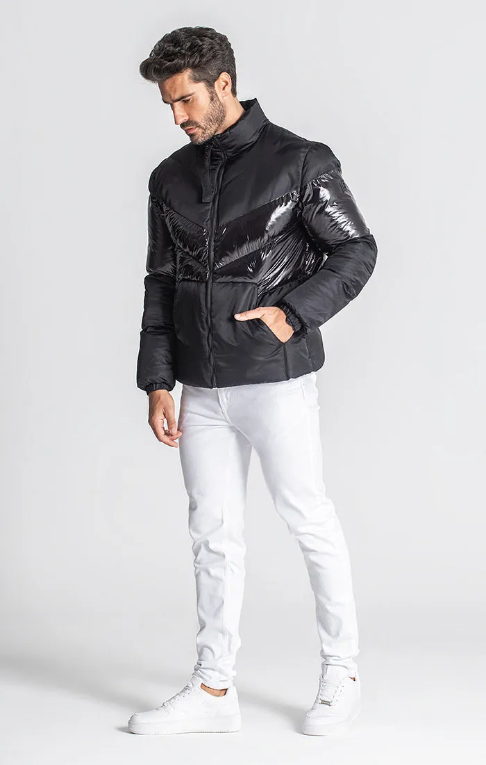 Black Division Puffer Jacket