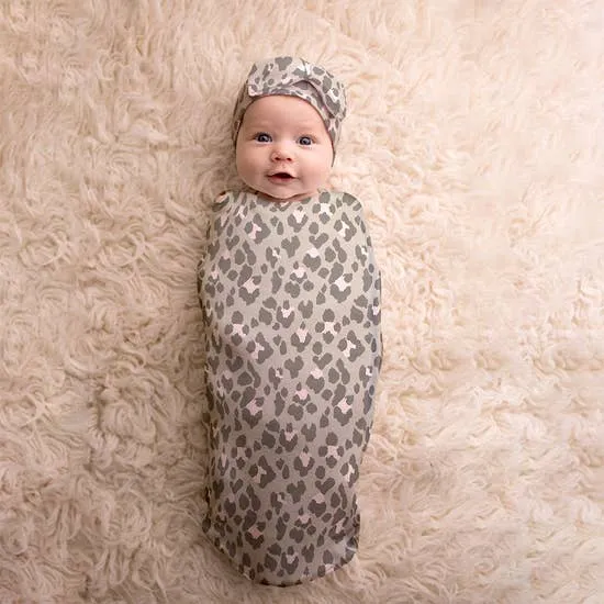 Blush Leopard Cutie Cocoon™   Hat Set