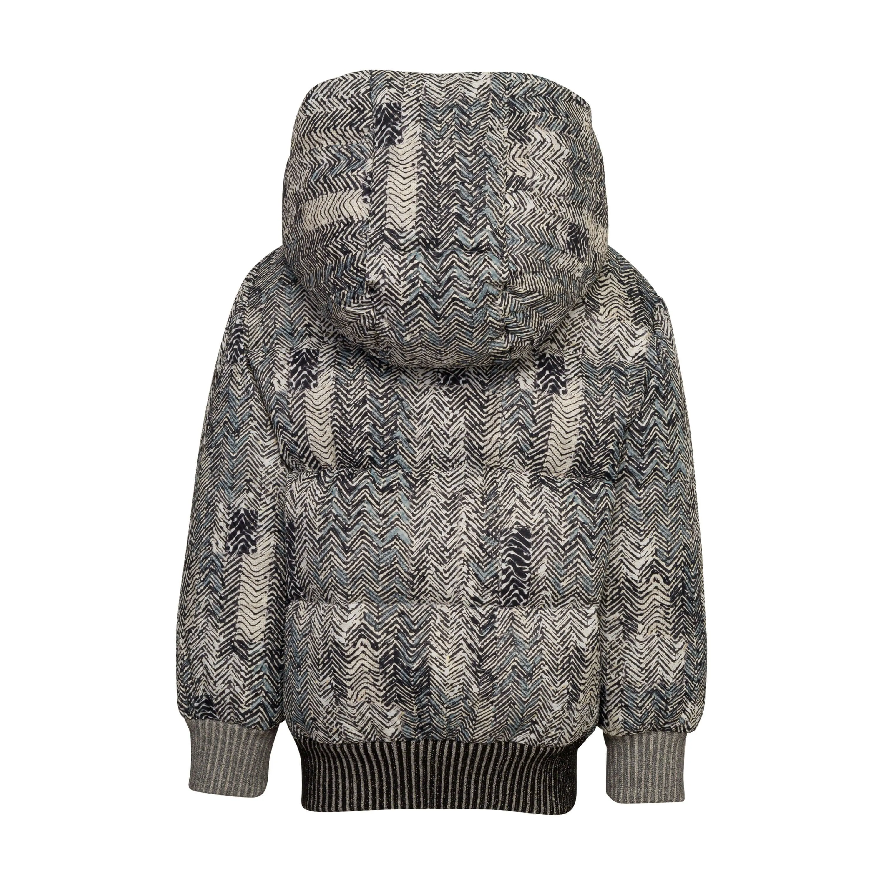 Boys Grey Puffer Coat