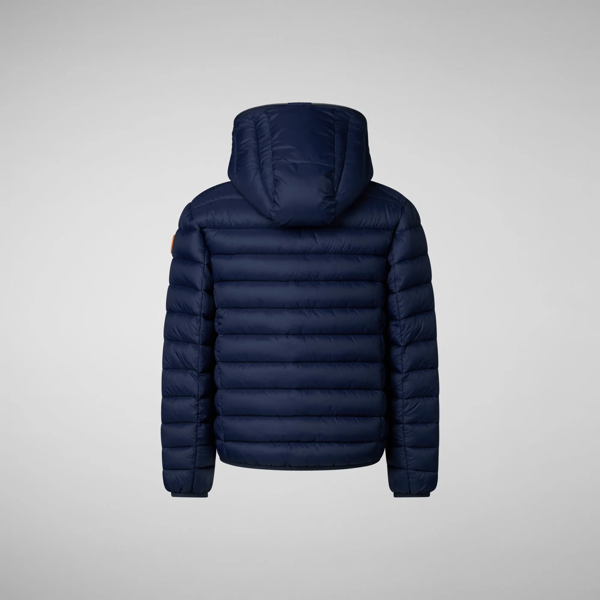 Boys' Hooded Animal free Puffer Jacket Dony in Navy blue