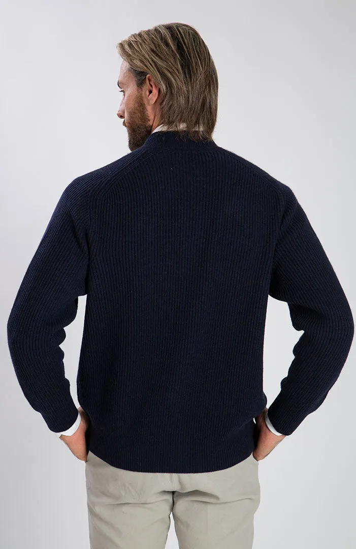 Cardigan maglia inglese 100% cashmere con bottoni