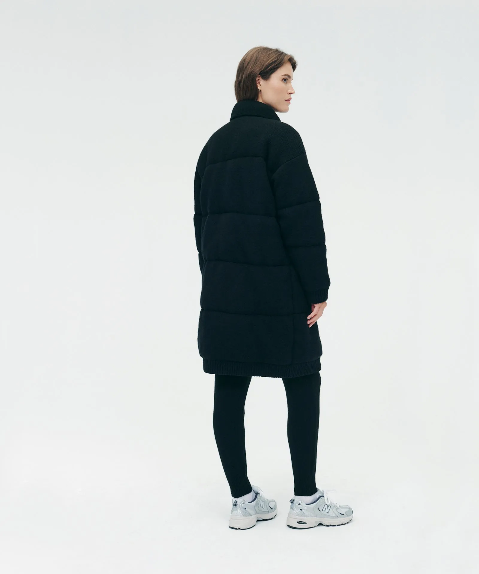 Cashmino Longline Puffer