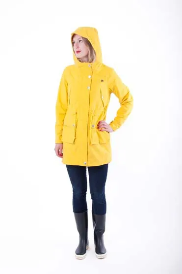 Danefae Gritt Rain Parka Dark Yellow .