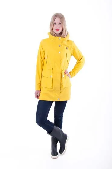 Danefae Gritt Rain Parka Dark Yellow .