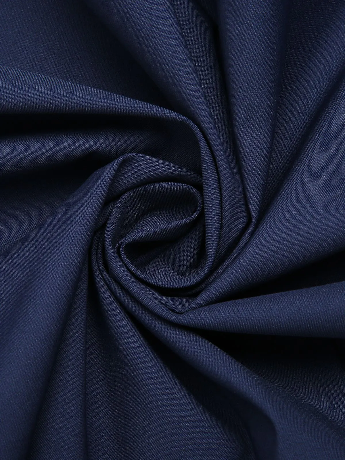 Dark Blue Gray 1960s Solid Umbrella Skirt