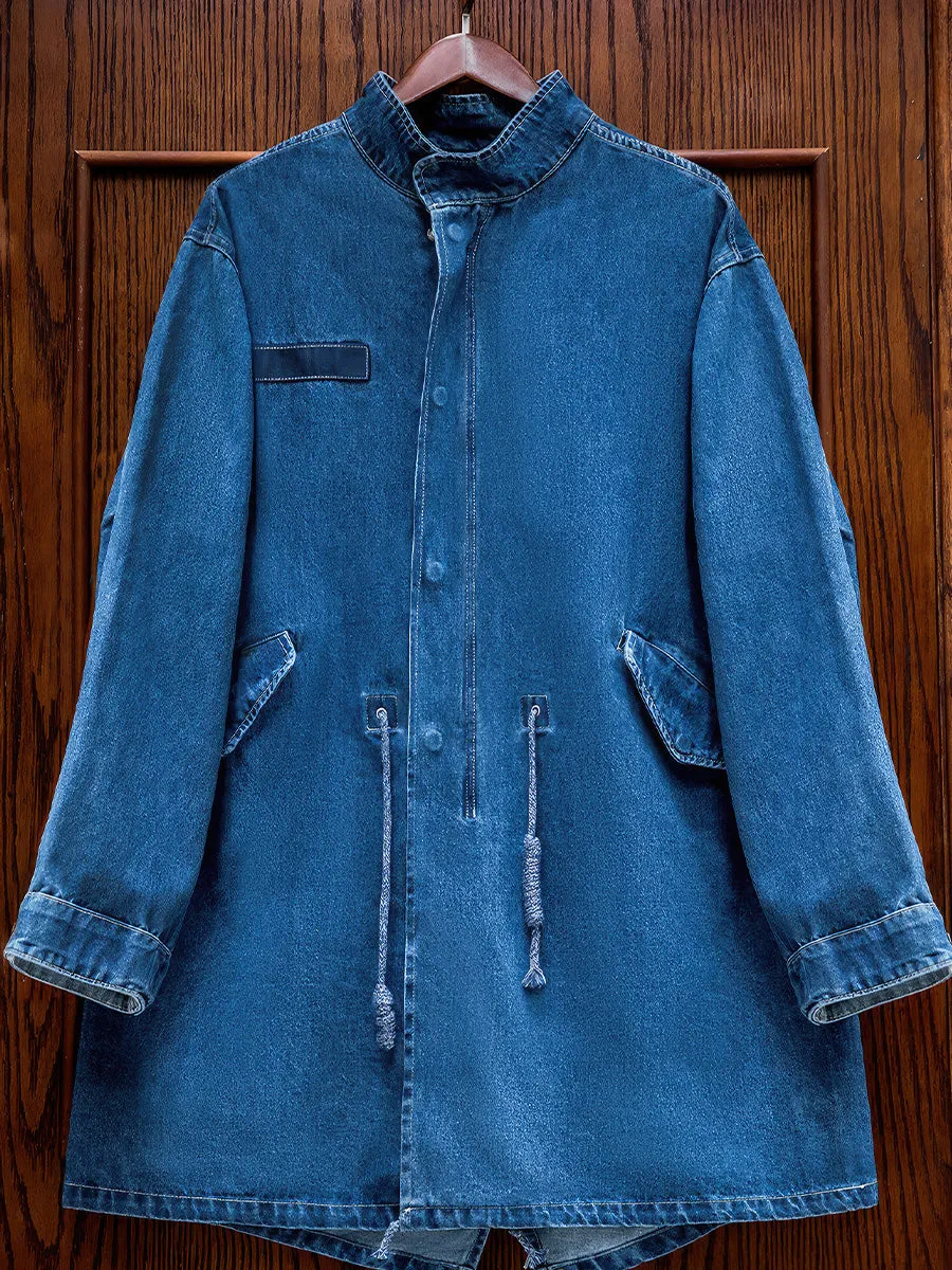 Denim M65 Fishtail Parka