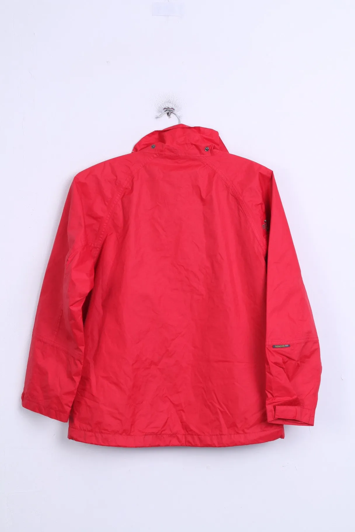 Didriksons Boys 160 Jacket Red Nylon Waterproof Parka Sport