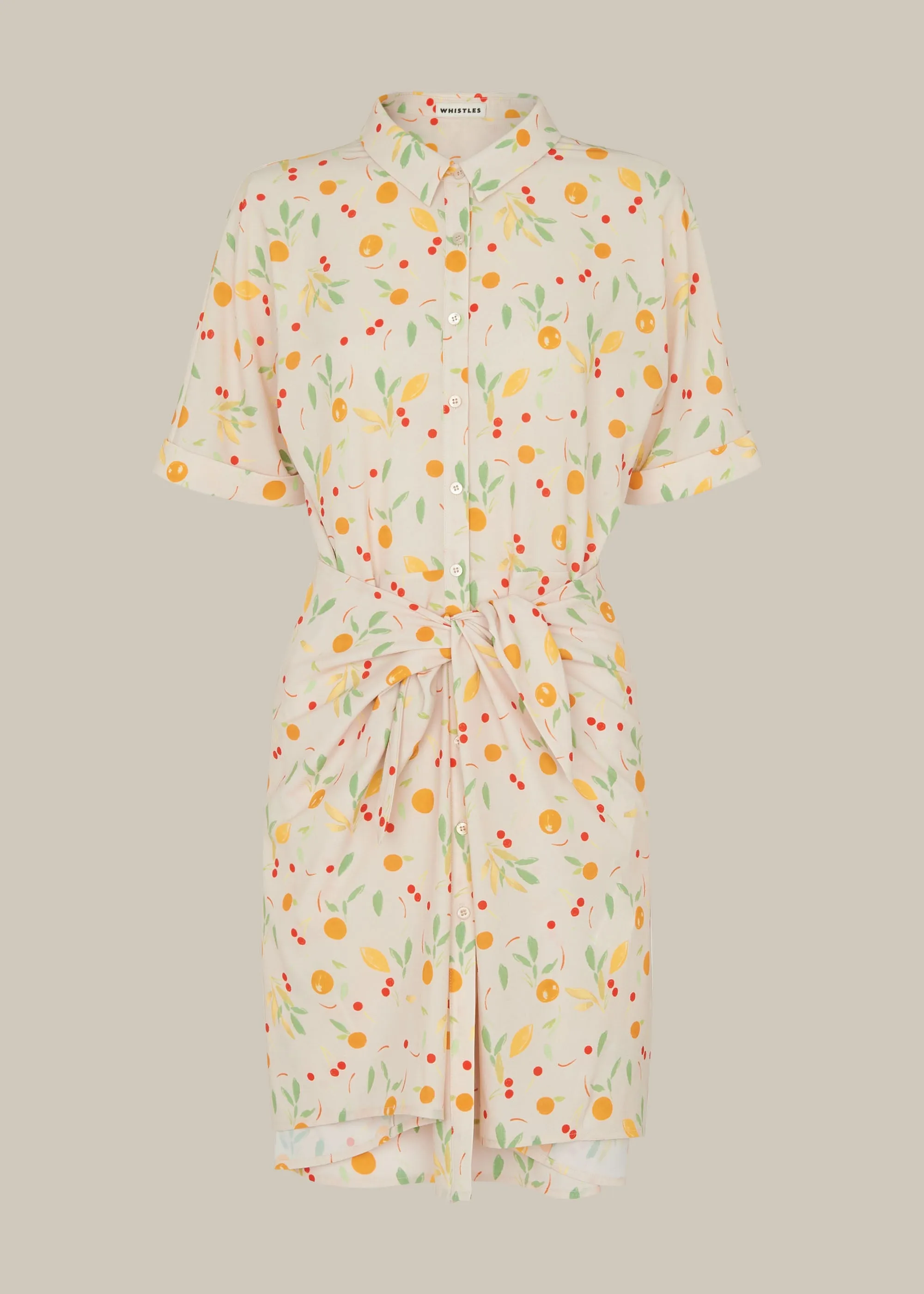 Dolly Fruit Tie Front Dress