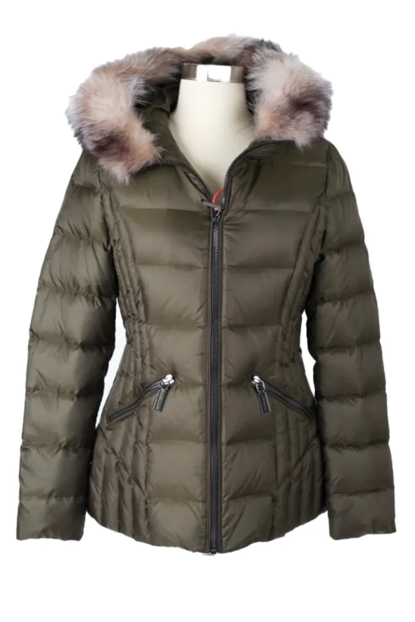 Down Puffer Jacket W/ Fur Hood