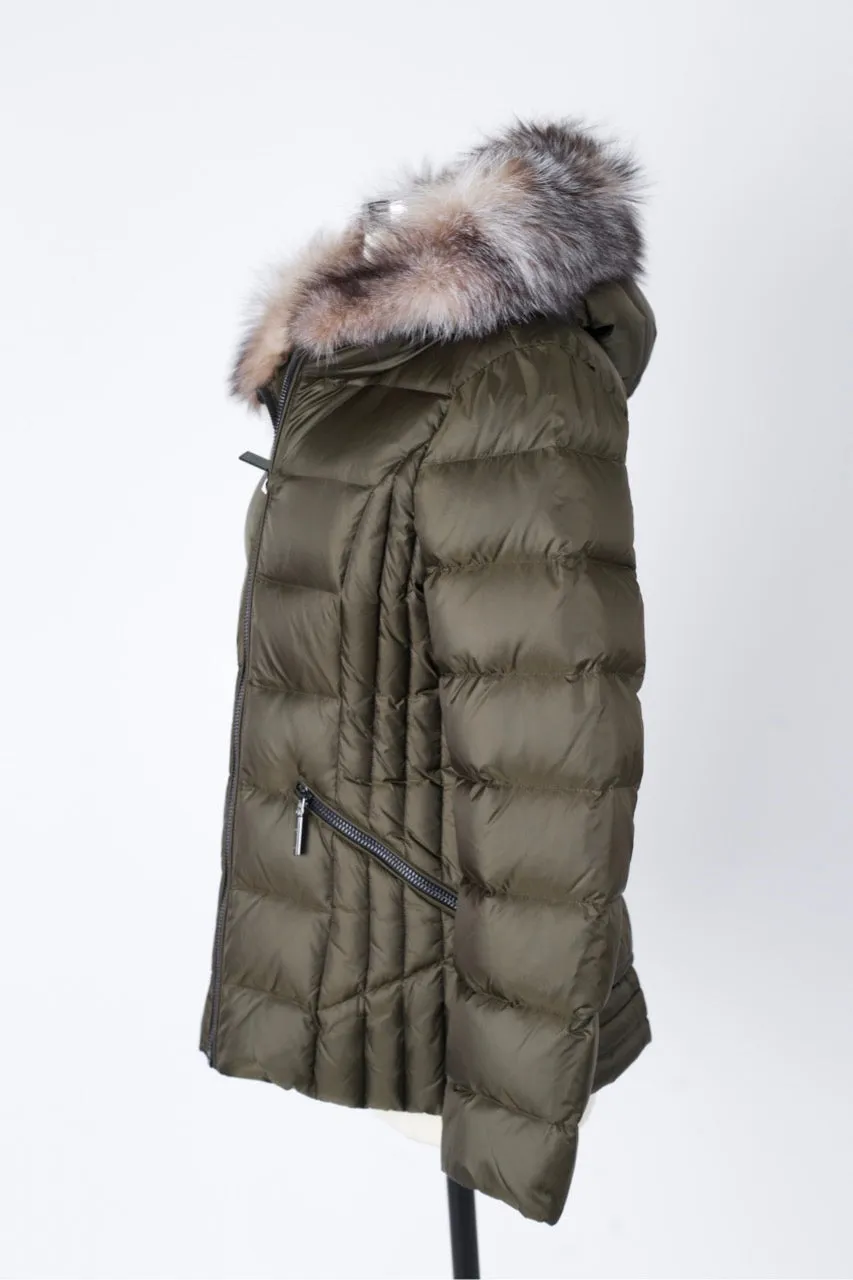 Down Puffer Jacket W/ Fur Hood