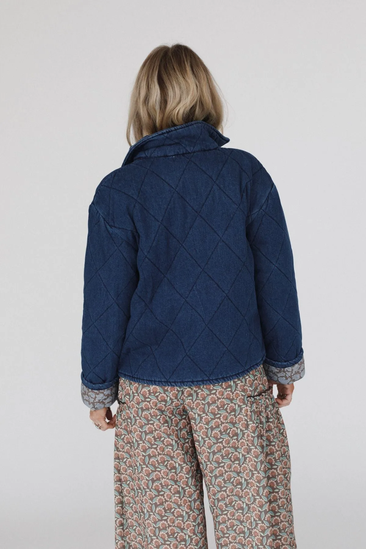 Echo Canyon Quilted Jacket - Dark Denim