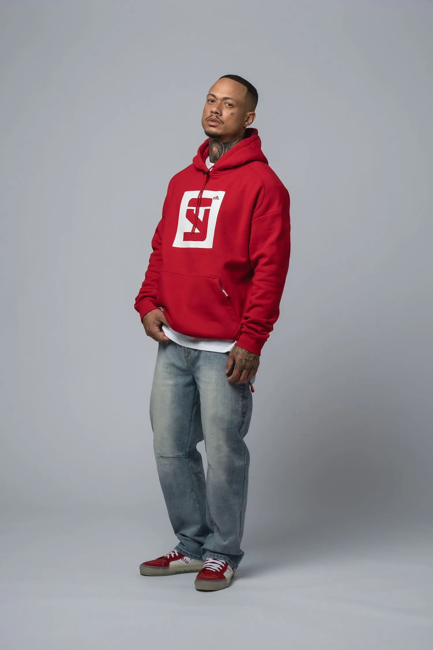 EDT- OVERSIZE HOODIE Red