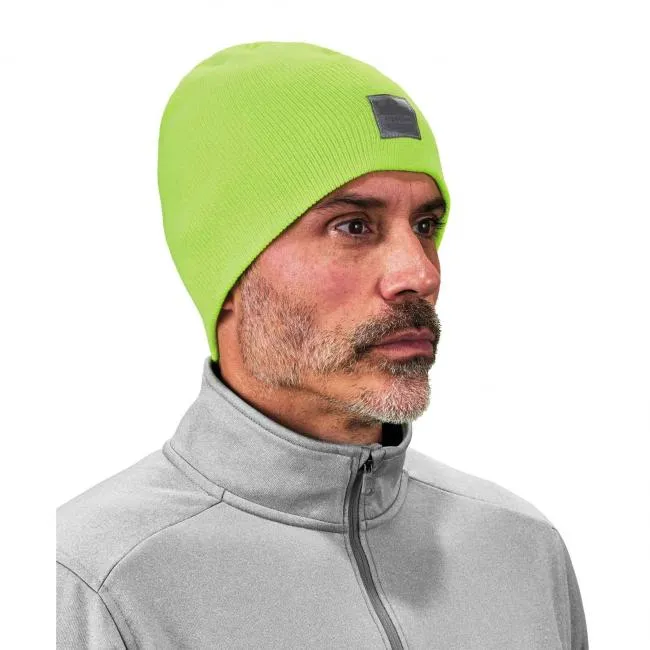 Ergodyne N-Ferno 6812 Rib Knit Winter Hat - Lime