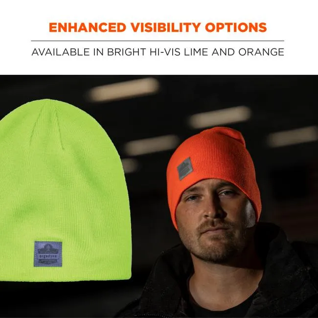 Ergodyne N-Ferno 6812 Rib Knit Winter Hat - Lime