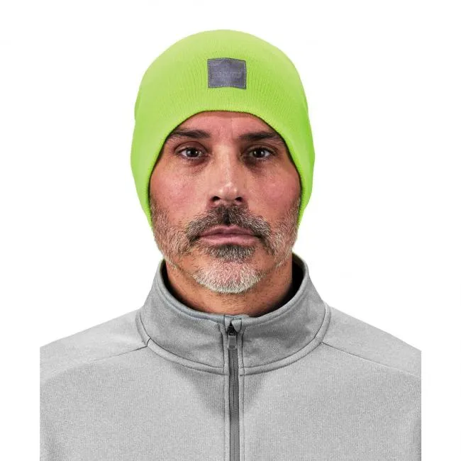 Ergodyne N-Ferno 6812 Rib Knit Winter Hat - Lime