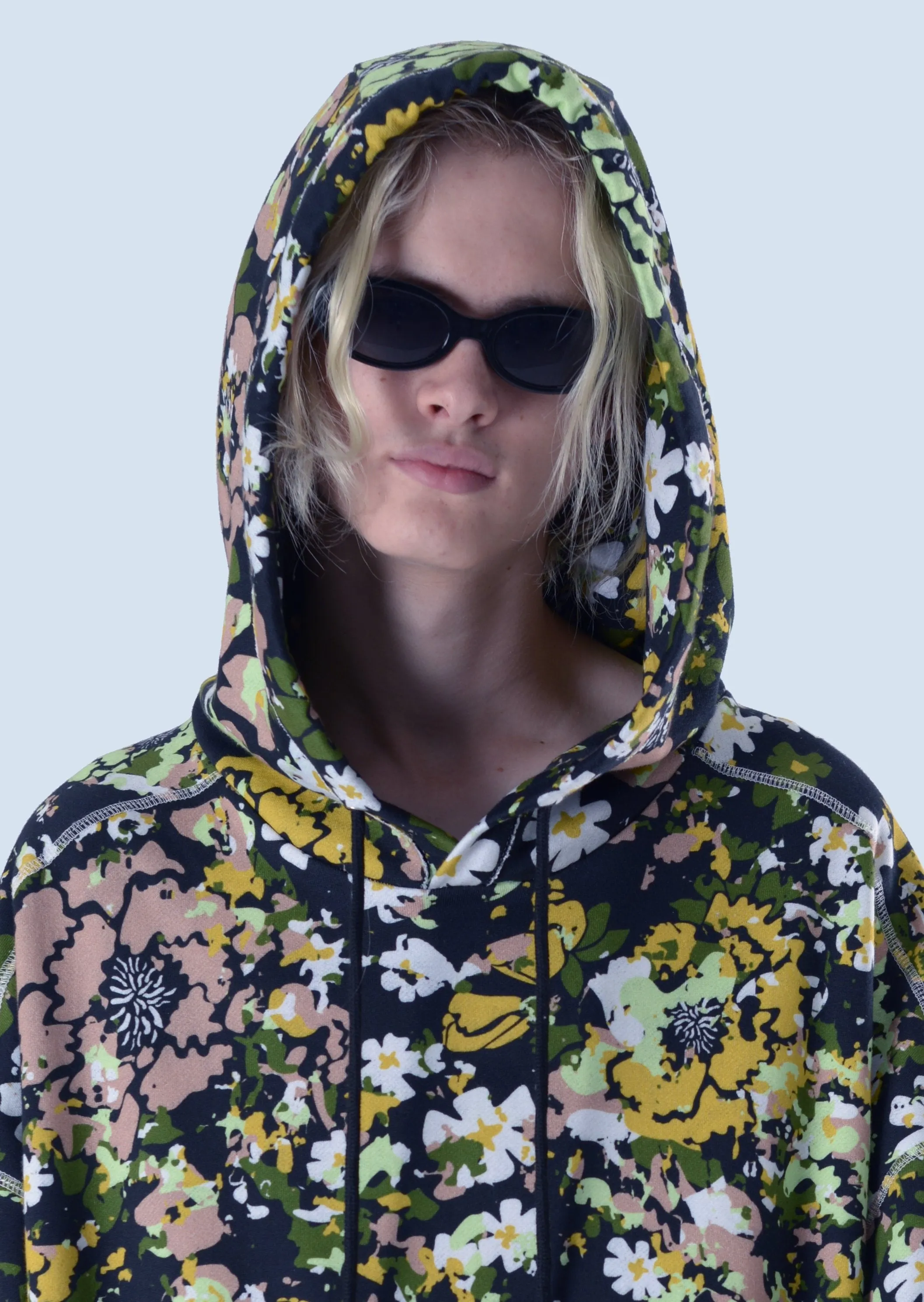 Floral Camo Oversized Parka Jumper - Maastokuvio