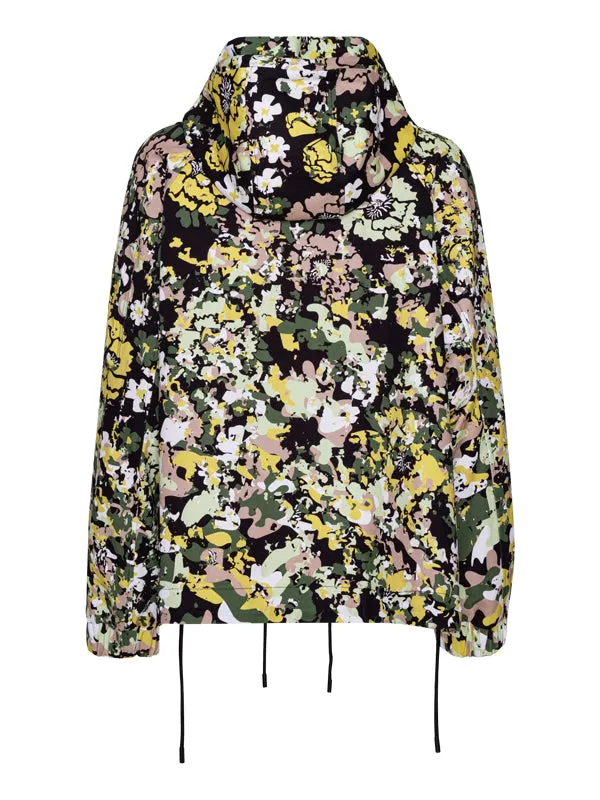 Floral Camo Oversized Parka Jumper - Maastokuvio