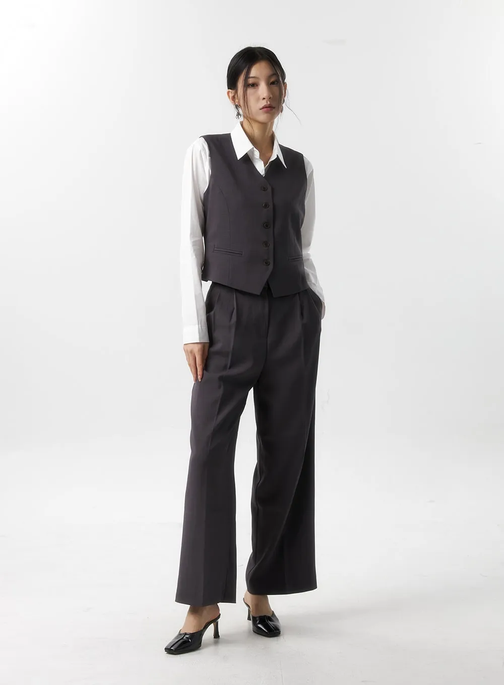 Formal Button Vest IS315