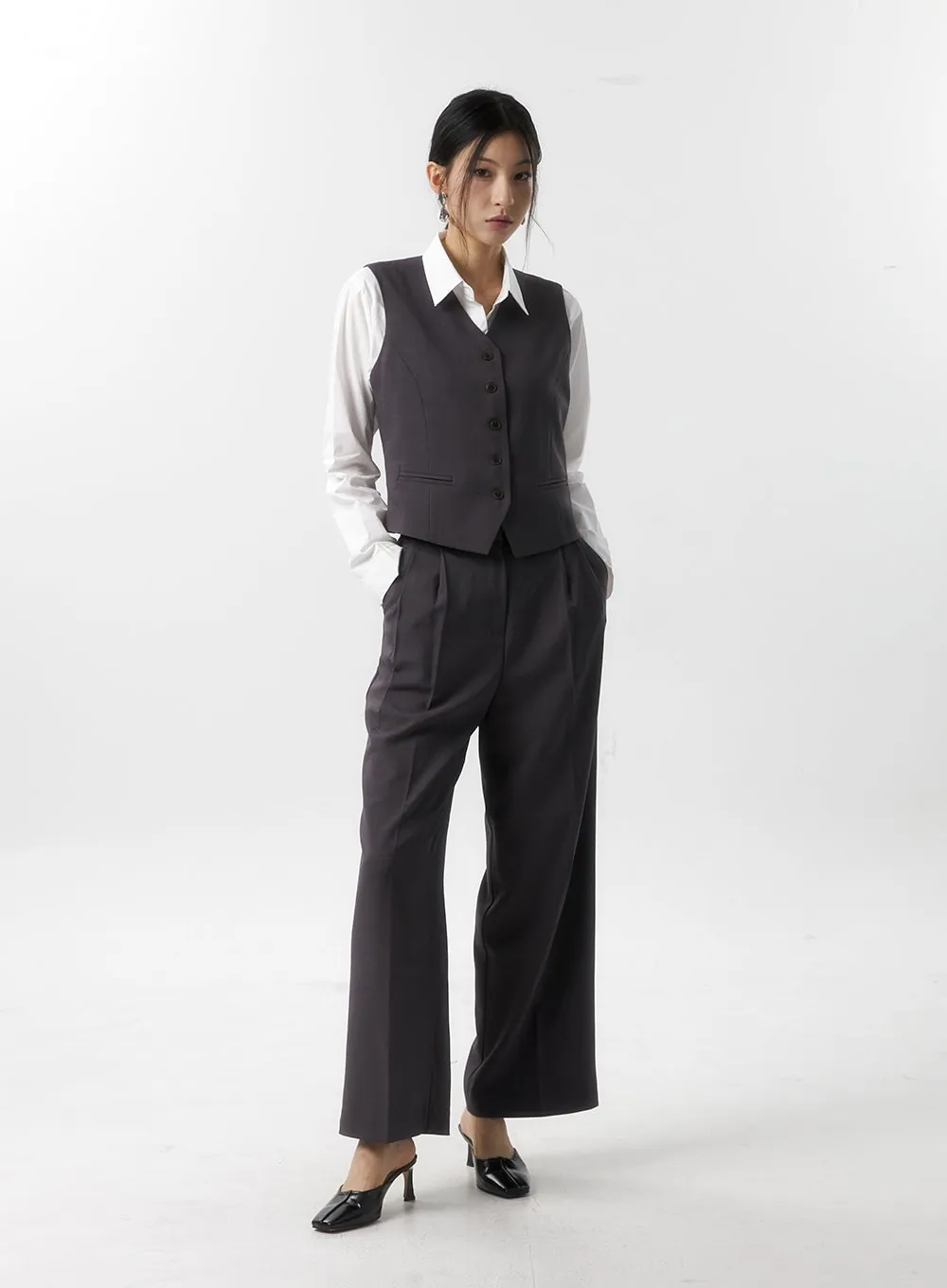 Formal Button Vest IS315