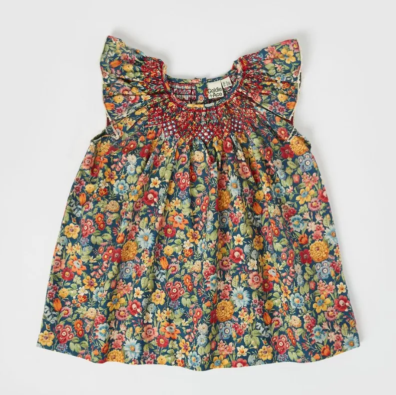 Goldie   Ace - Penny Smocked Dress - Heirloom