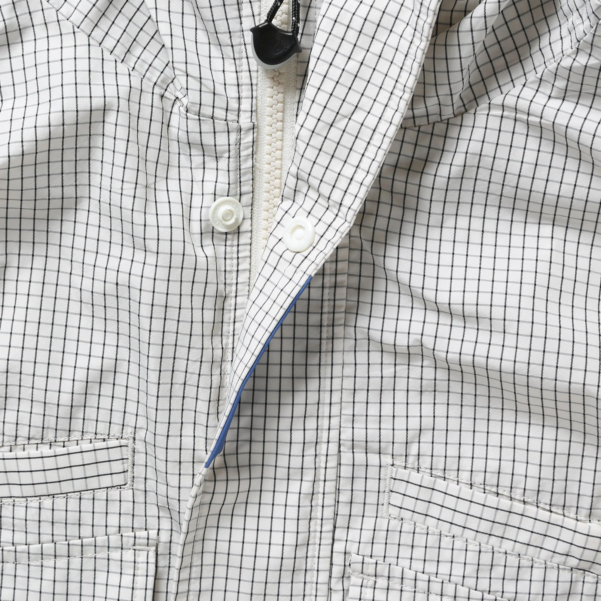 GRID CLOTH PARKA(WHITE)