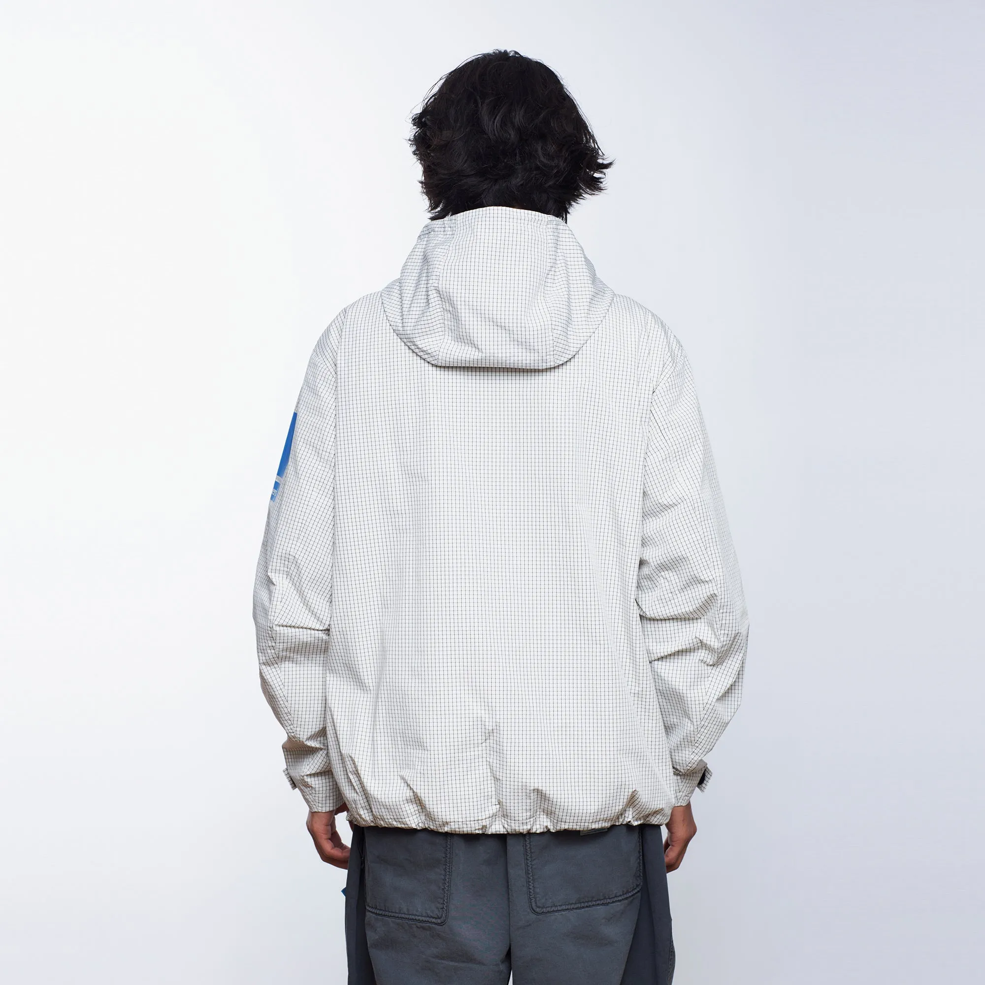 GRID CLOTH PARKA(WHITE)