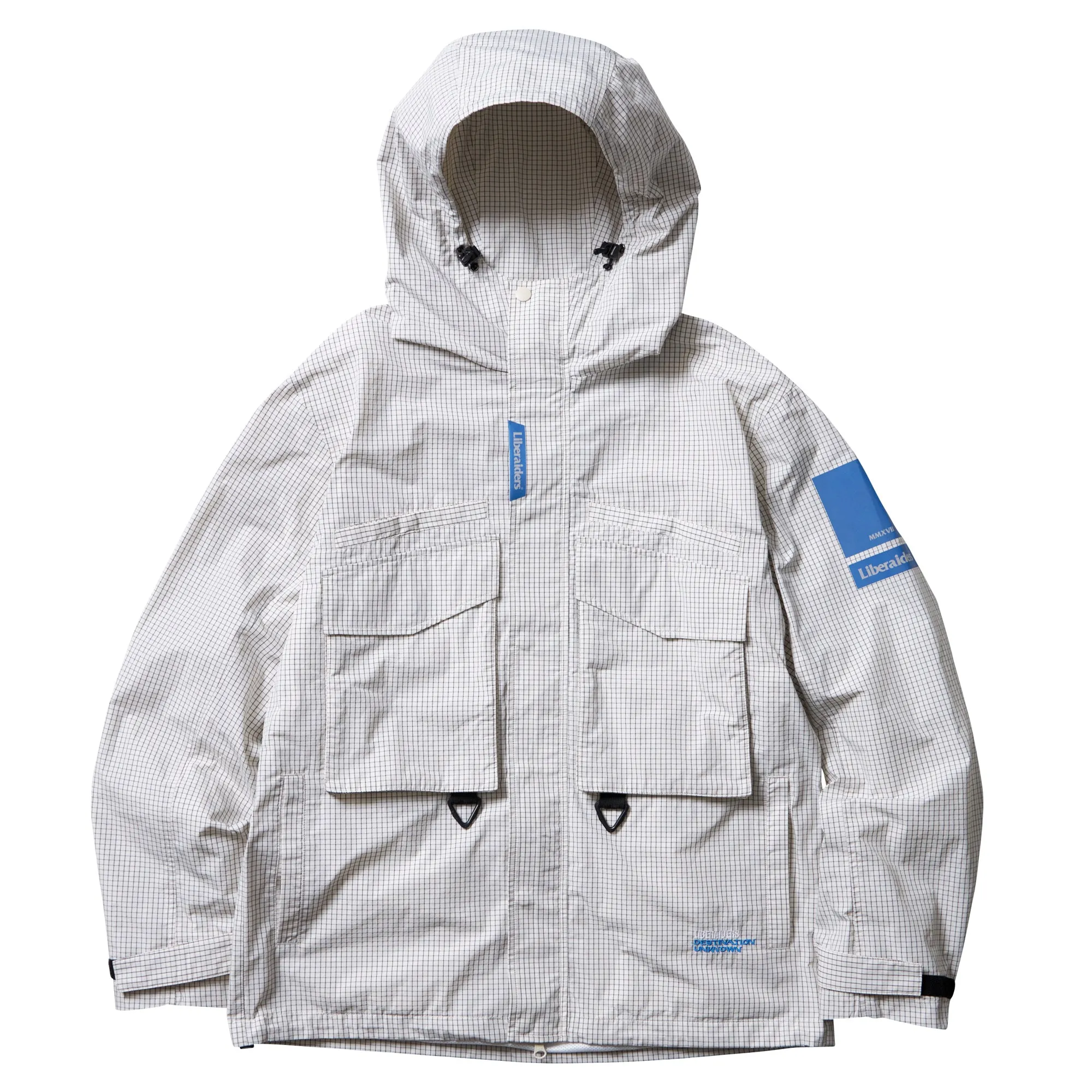 GRID CLOTH PARKA(WHITE)