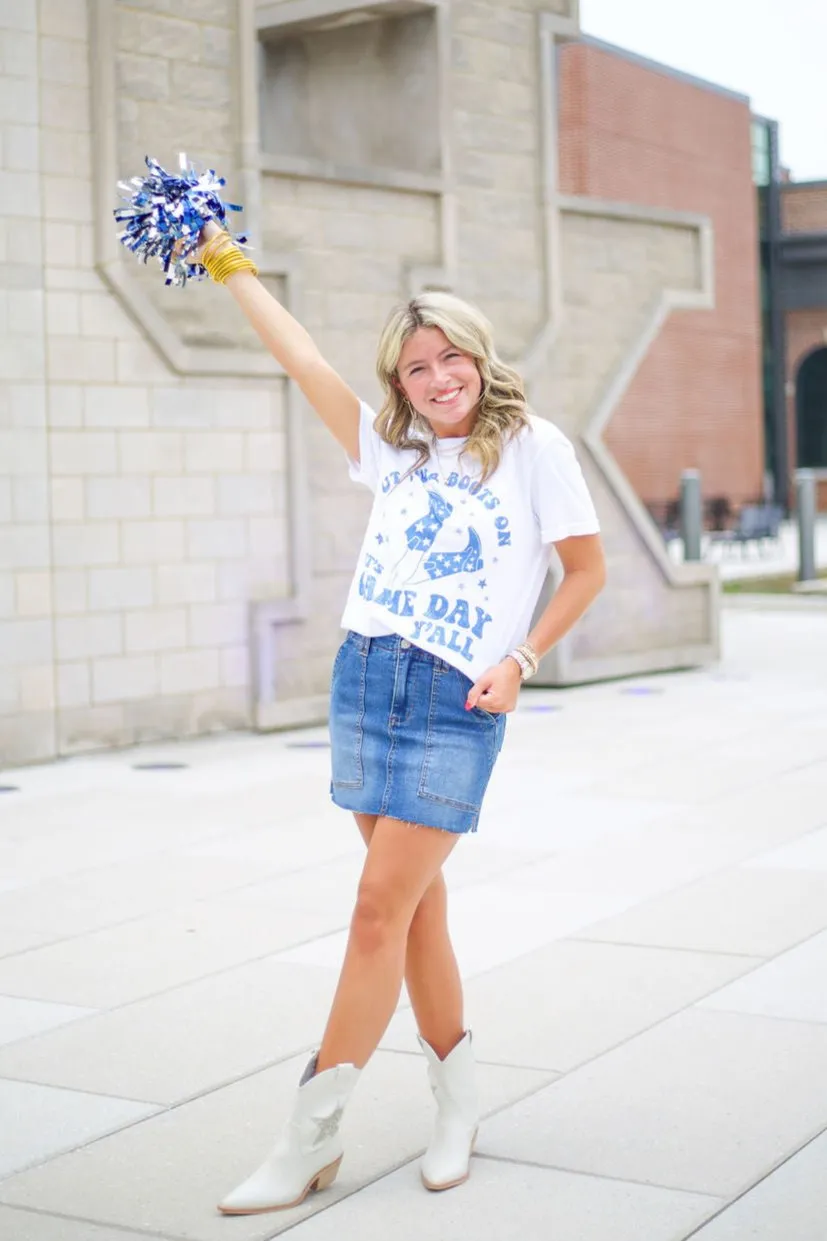 Kelly Denim Mini Skirt