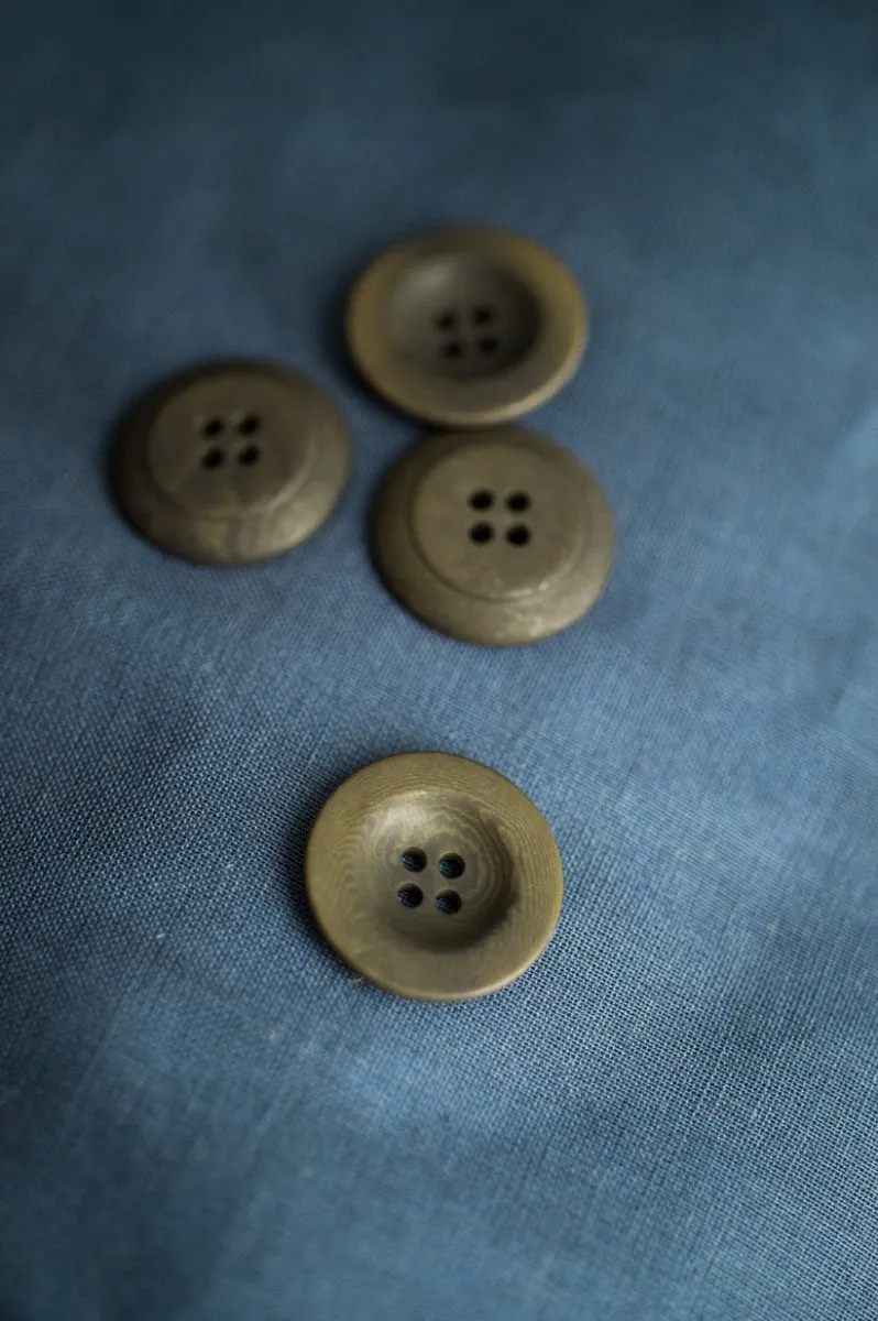 Khaki - Corozo Button - Merchant & Mills - 14mm, 18mm & 22mm