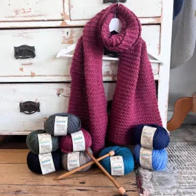 Knit In A Night Scarf - Knit Kit